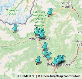 Mappa Via Winkel, 39012 Merano BZ, Italia (15.532)