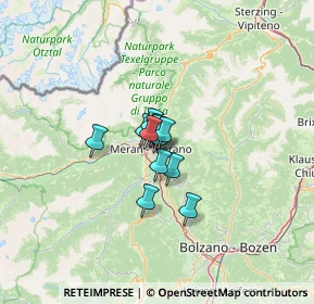 Mappa Via Winkel, 39012 Merano BZ, Italia (5.56833)