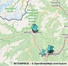 Mappa Via Winkel, 39012 Merano BZ, Italia (14.72455)