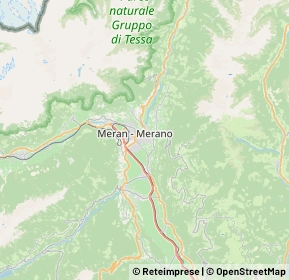 Mappa 39012 Merano BZ, Italia (4.1635)