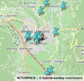 Mappa Via Santa Maria del Conforto, 39012 Merano BZ, Italia (1.65077)