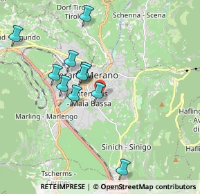 Mappa Via Santa Maria del Conforto, 39012 Merano BZ, Italia (1.71909)