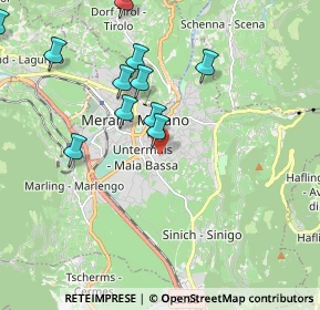 Mappa Via Santa Maria del Conforto, 39012 Merano BZ, Italia (2.02727)