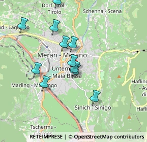 Mappa Via Santa Maria del Conforto, 39012 Merano BZ, Italia (1.63364)