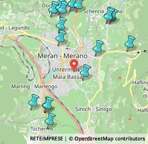 Mappa Via Santa Maria del Conforto, 39012 Merano BZ, Italia (2.62842)