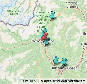 Mappa Via Santa Maria del Conforto, 39012 Merano BZ, Italia (10.3875)