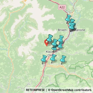 Mappa Gerstein, 39043 Chiusa BZ, Italia (6.50875)