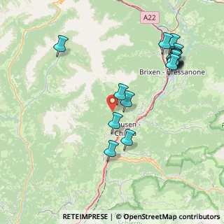 Mappa Gerstein, 39043 Chiusa BZ, Italia (8.81188)