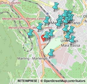 Mappa Via A, 39012 Merano BZ, Italia (0.967)