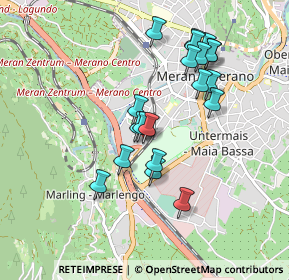 Mappa Via Zuegg Strasse 24 A, 39012 Merano BZ, Italia (0.822)