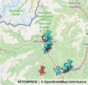 Mappa Via Zuegg Strasse 24 A, 39012 Merano BZ, Italia (13.926)