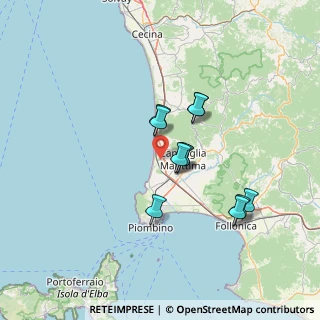 Mappa Via della Caduta, 57027 San Vincenzo LI, Italia (11.76727)