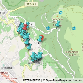Mappa Via Fosso delle Carceri, 06081 Assisi PG, Italia (1.06538)
