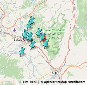 Mappa Via Fosso delle Carceri, 06081 Assisi PG, Italia (5.81636)