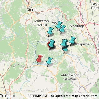 Mappa Via Soccorso Saloni, 53024 Montalcino SI, Italia (8.9085)