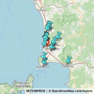 Mappa Via Botro ai Marmi, 57027 San Vincenzo LI, Italia (8.46412)