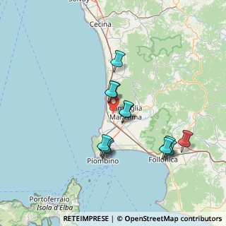 Mappa Via Botro ai Marmi, 57027 San Vincenzo LI, Italia (13.62417)