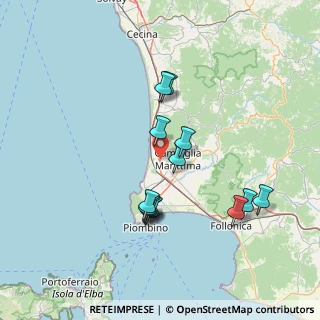 Mappa Via Botro ai Marmi, 57027 San Vincenzo LI, Italia (13.92538)
