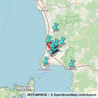 Mappa Via Botro ai Marmi, 57027 San Vincenzo LI, Italia (7.35583)