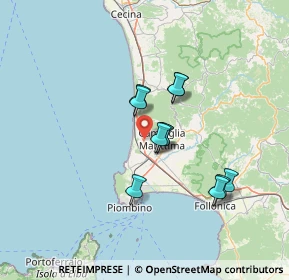 Mappa Via Botro ai Marmi, 57027 San Vincenzo LI, Italia (11.30273)