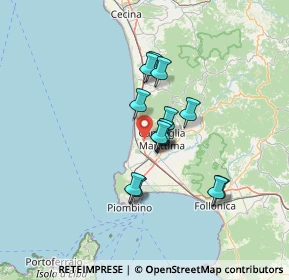 Mappa Via Botro ai Marmi, 57027 San Vincenzo LI, Italia (10.26)