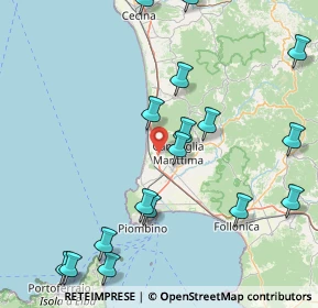 Mappa Via Botro ai Marmi, 57027 San Vincenzo LI, Italia (20.66588)