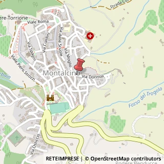 Mappa Via Donnoli, 24, 53024 Montalcino, Siena (Toscana)