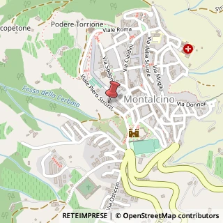 Mappa Via Pietro Strozzi, 17, 53024 Montalcino, Siena (Toscana)