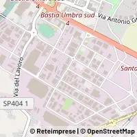 Kaart Bastia Umbra