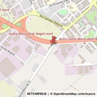 Mappa Via San Bernardino Da Siena, 52, 06081 Assisi, Perugia (Umbria)