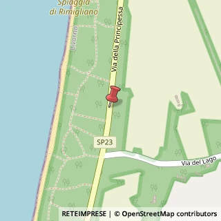 Mappa Via della principessa 35, 57027 San Vincenzo, Livorno (Toscana)