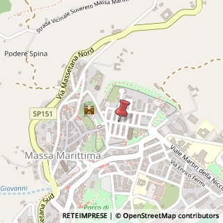 Mappa Corso A. Diaz, 19, 58024 Massa Marittima, Grosseto (Toscana)