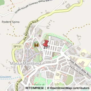 Mappa Corso A. Diaz, 3, 58024 Massa Marittima, Grosseto (Toscana)