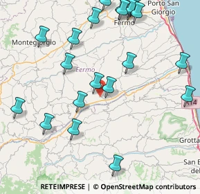 Mappa Contrada S. Antonio, 63848 Valmir FM, Italia (10.2085)