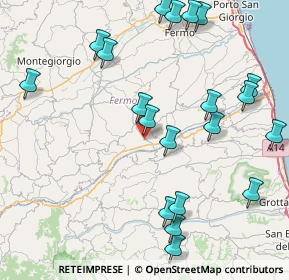 Mappa Contrada S. Antonio, 63848 Valmir FM, Italia (10.106)