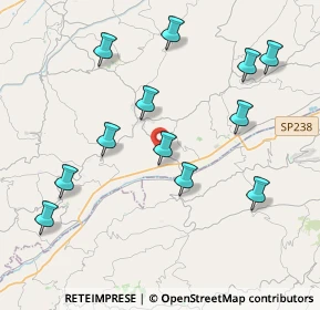 Mappa Contrada S. Antonio, 63848 Valmir FM, Italia (4.39583)