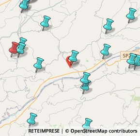 Mappa Contrada S. Antonio, 63848 Valmir FM, Italia (6.3375)