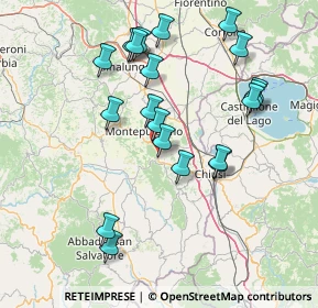 Mappa Via Volturno, 53042 Chianciano Terme SI, Italia (16.124)