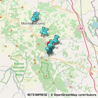 Mappa Via Volturno, 53042 Chianciano Terme SI, Italia (2.22)