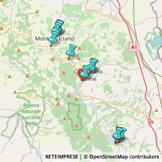 Mappa Via Volturno, 53042 Chianciano Terme SI, Italia (4.62636)