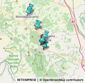Mappa Via Volturno, 53042 Chianciano Terme SI, Italia (2.40167)