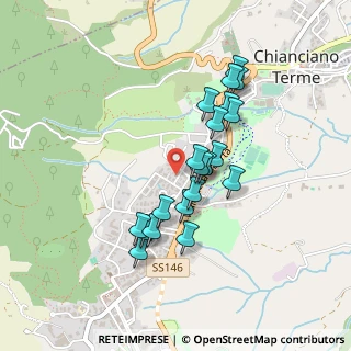 Mappa Via Volturno, 53042 Chianciano Terme SI, Italia (0.3985)