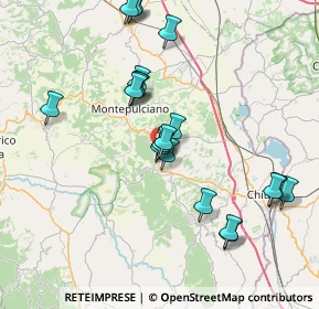 Mappa Via Volturno, 53042 Chianciano Terme SI, Italia (8.034)