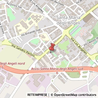 Mappa Via San Pio X, 74, 06081 Assisi, Perugia (Umbria)