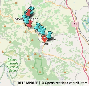 Mappa Viale di Vittorio, 53042 Chianciano Terme SI, Italia (3.6925)