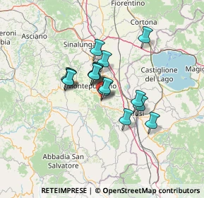Mappa Viale di Vittorio, 53042 Chianciano Terme SI, Italia (9.55375)