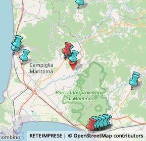 Mappa Località Metocchina, 57028 Suvereto LI, Italia (11.749)