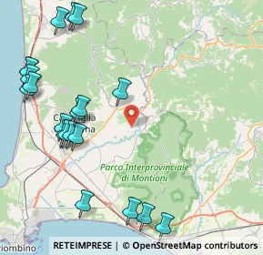 Mappa Località Metocchina, 57028 Suvereto LI, Italia (11.172)