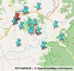 Mappa Località Metocchina, 57028 Suvereto LI, Italia (2.065)