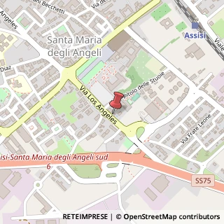 Mappa Via Los Angeles, 18, 06081 Bastia Umbra, Perugia (Umbria)